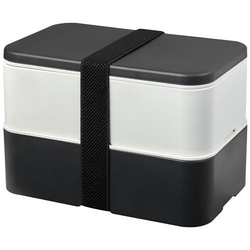 Lunch-box promotionnelle à deux blocs MIYO Renew Granit et Ivoire